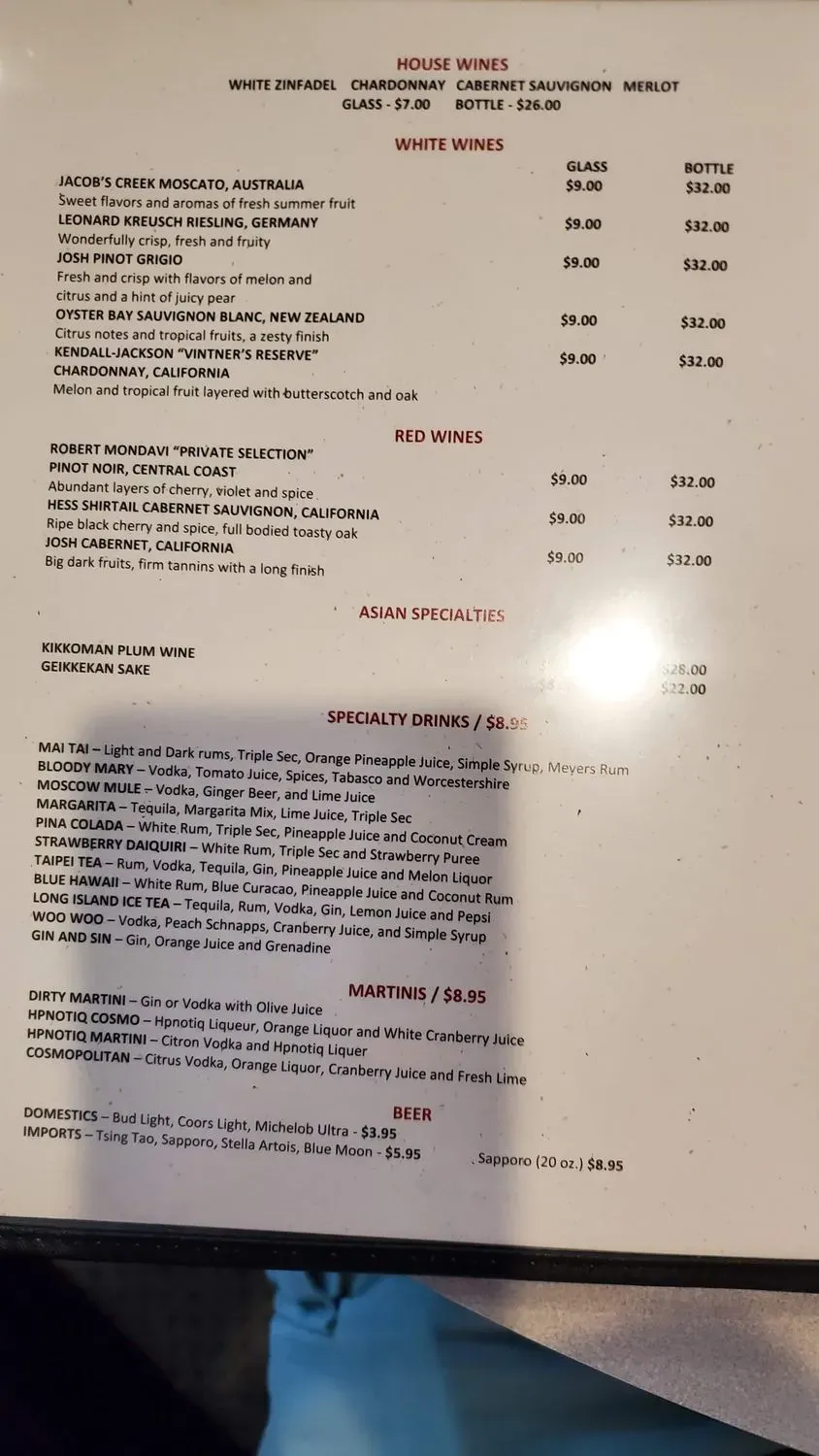 Menu 2