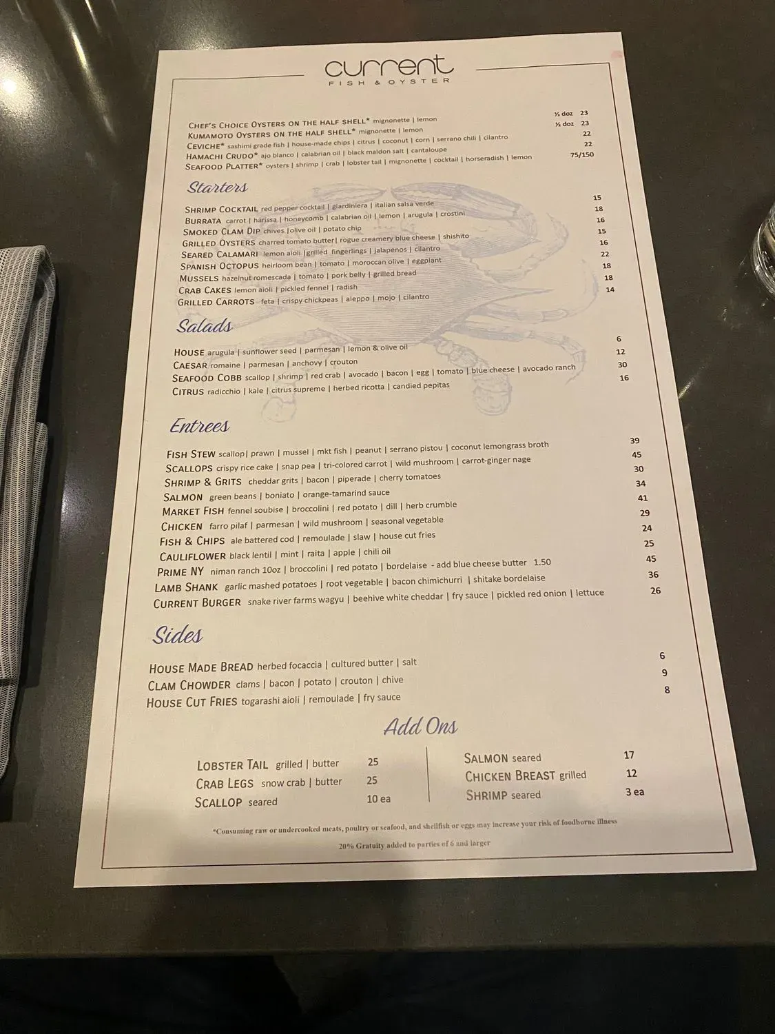 Menu 6