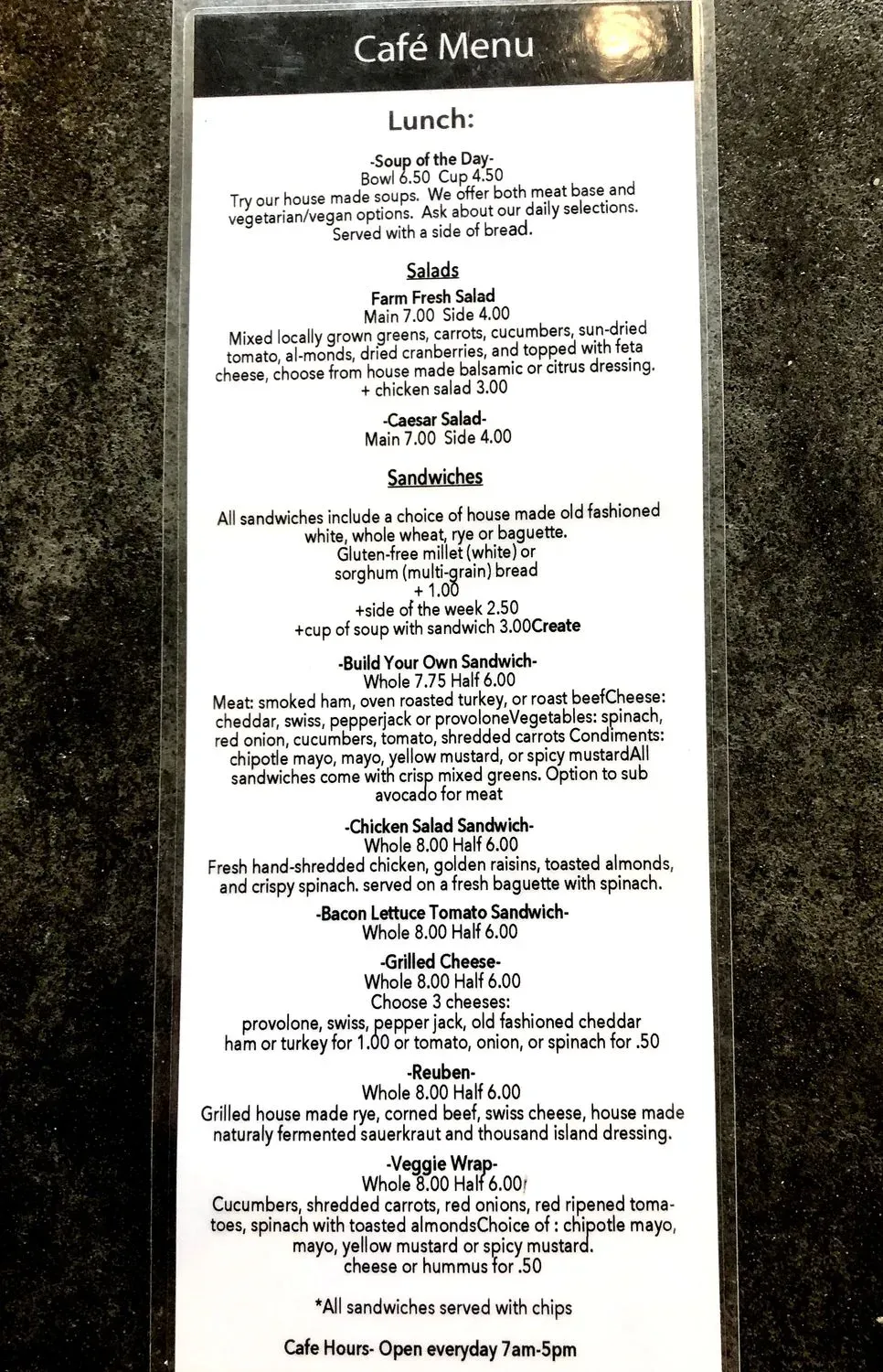 Menu 3