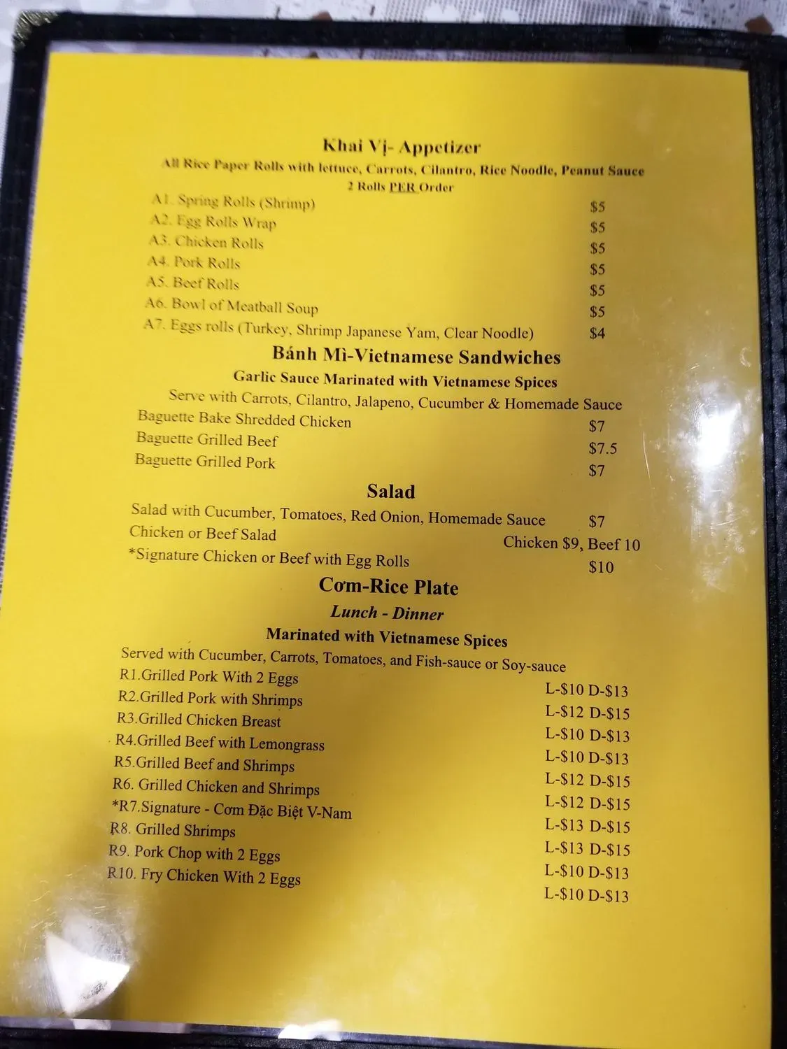 Menu 3