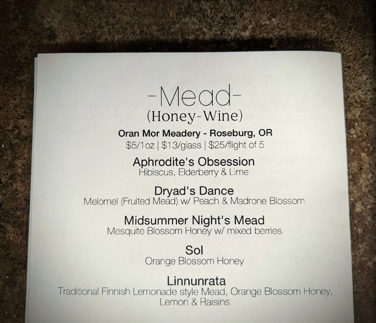 Menu 6