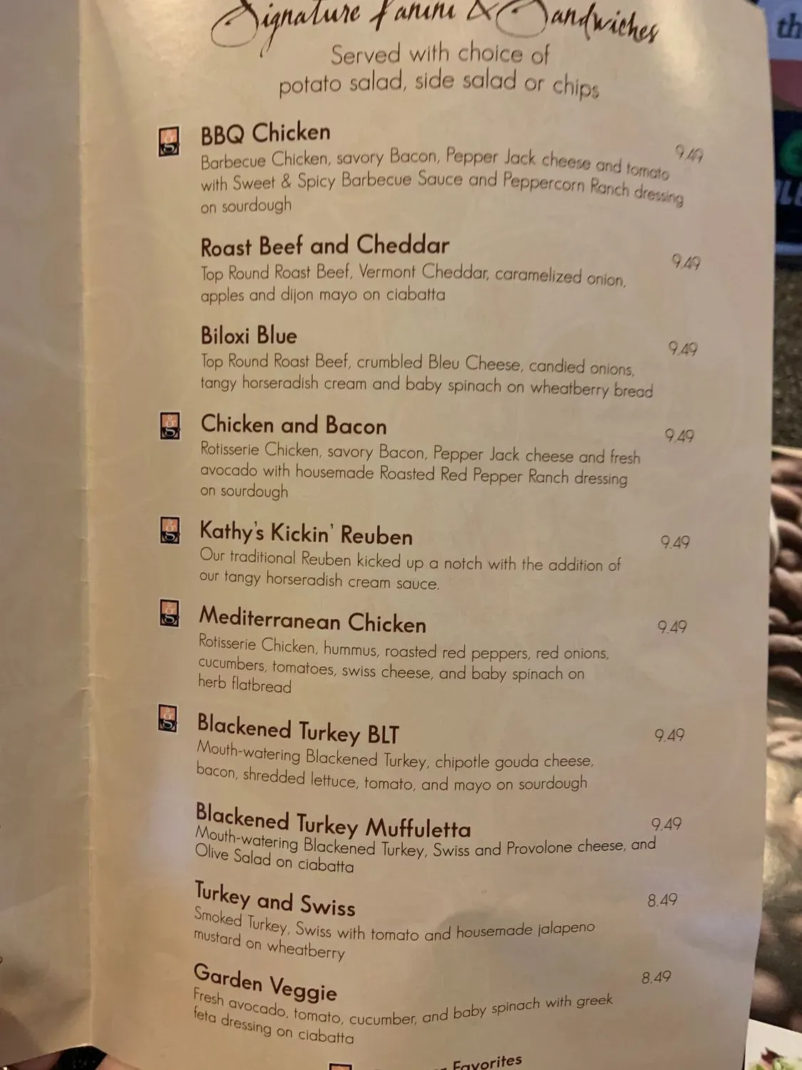Menu 3