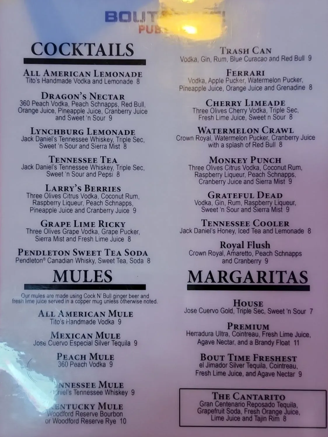 Menu 2