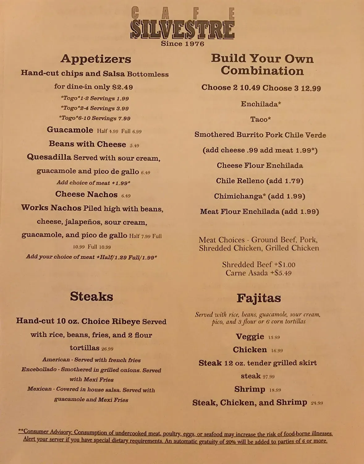 Menu 3