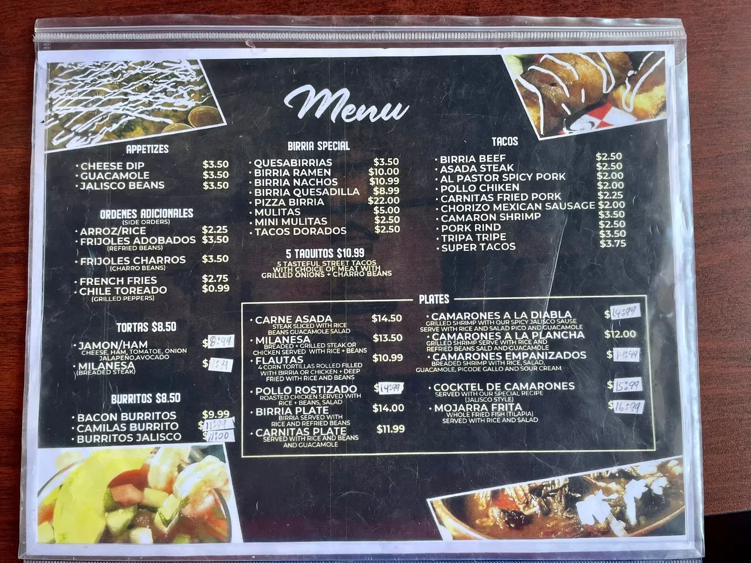 Menu 5