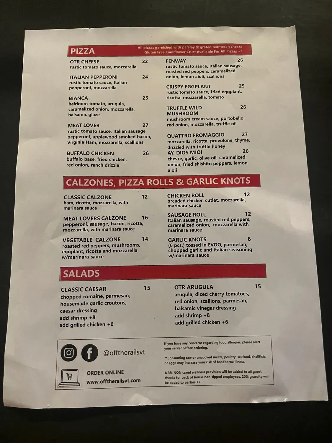 Menu 2