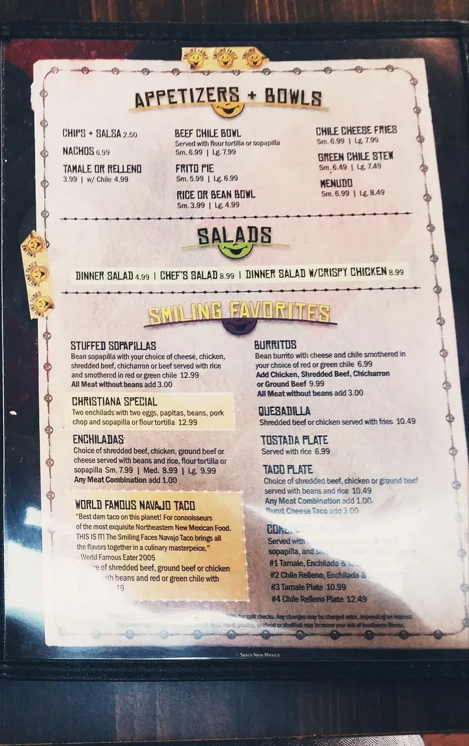 Menu 4