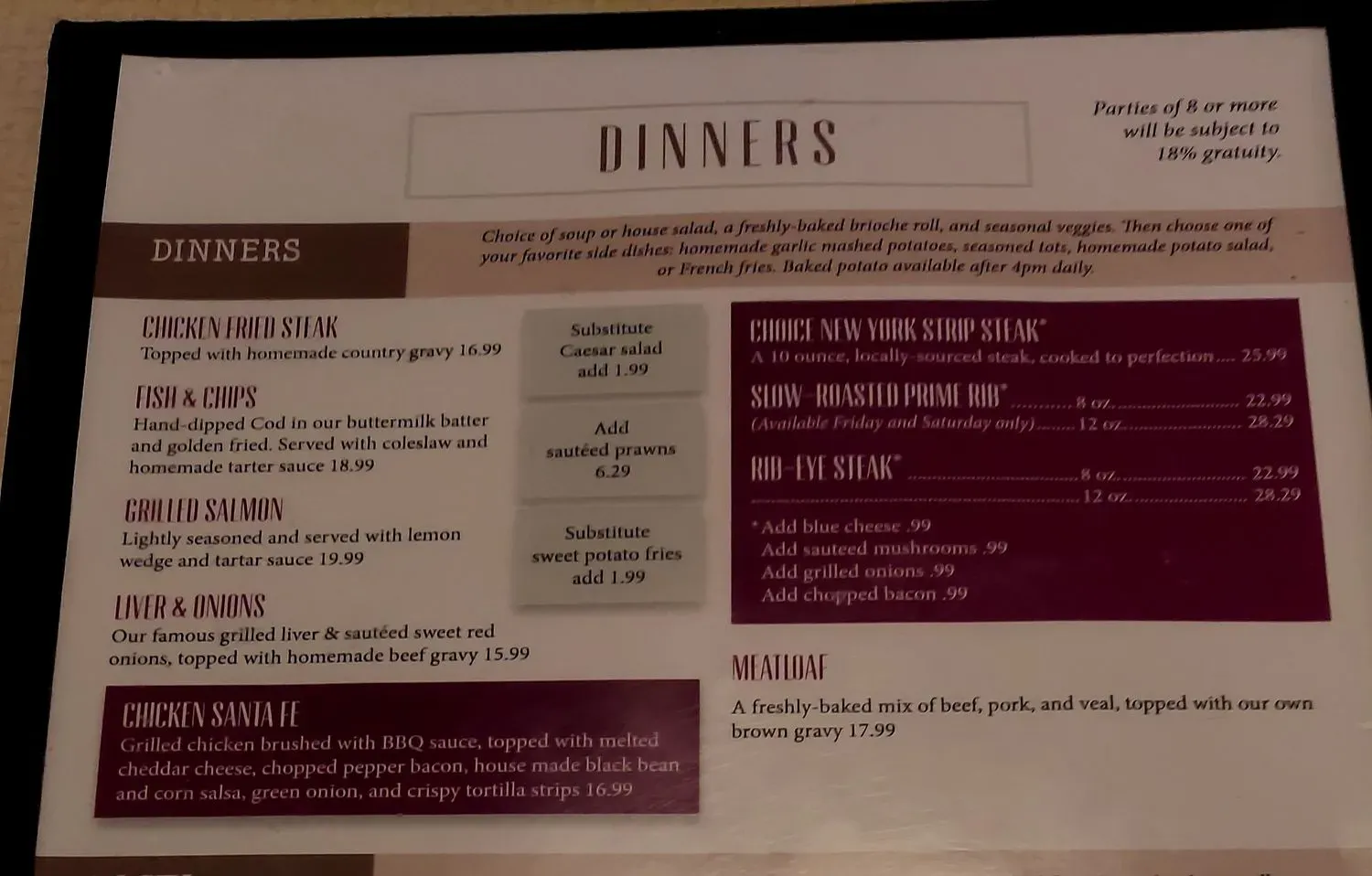 Menu 3