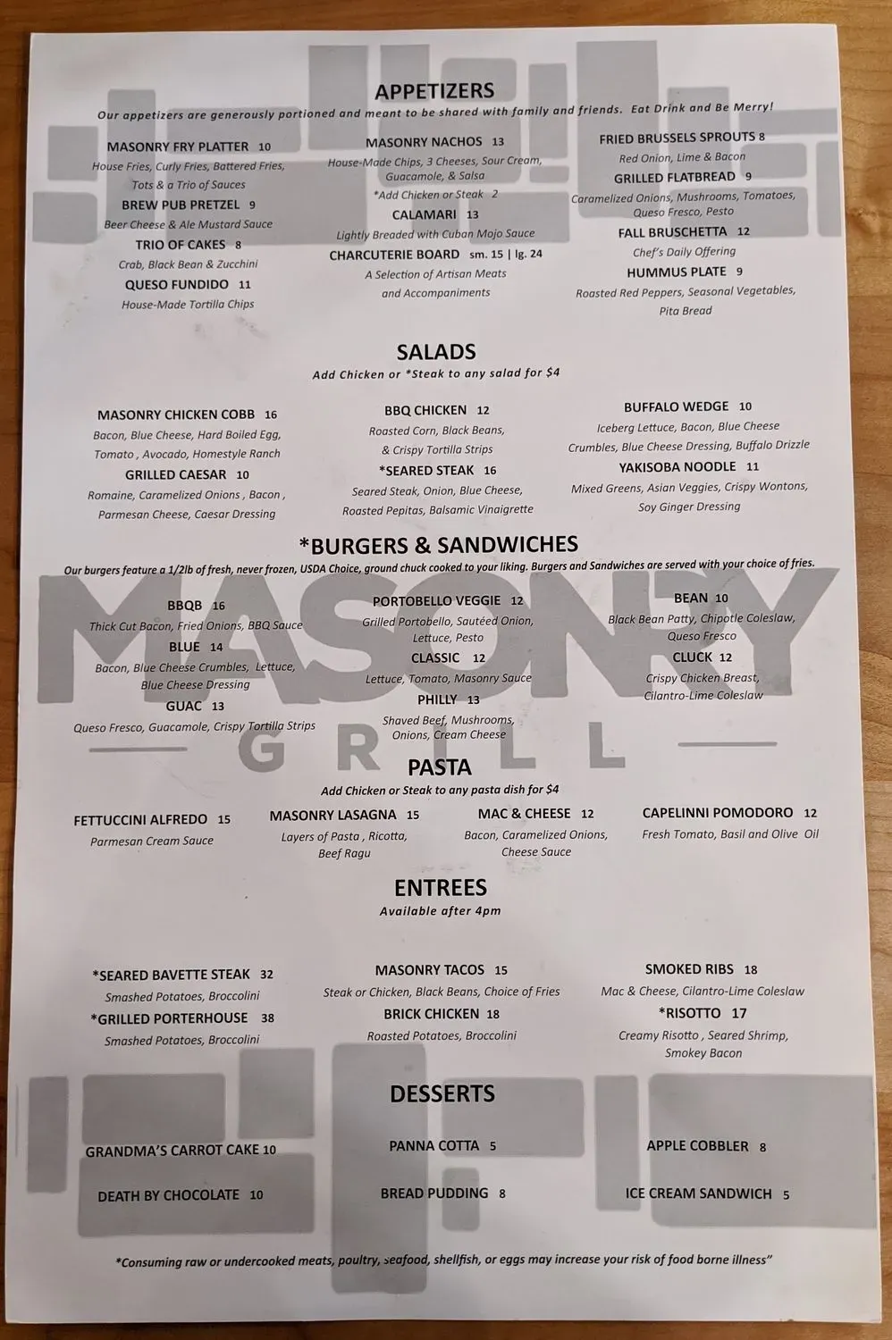 Menu 5