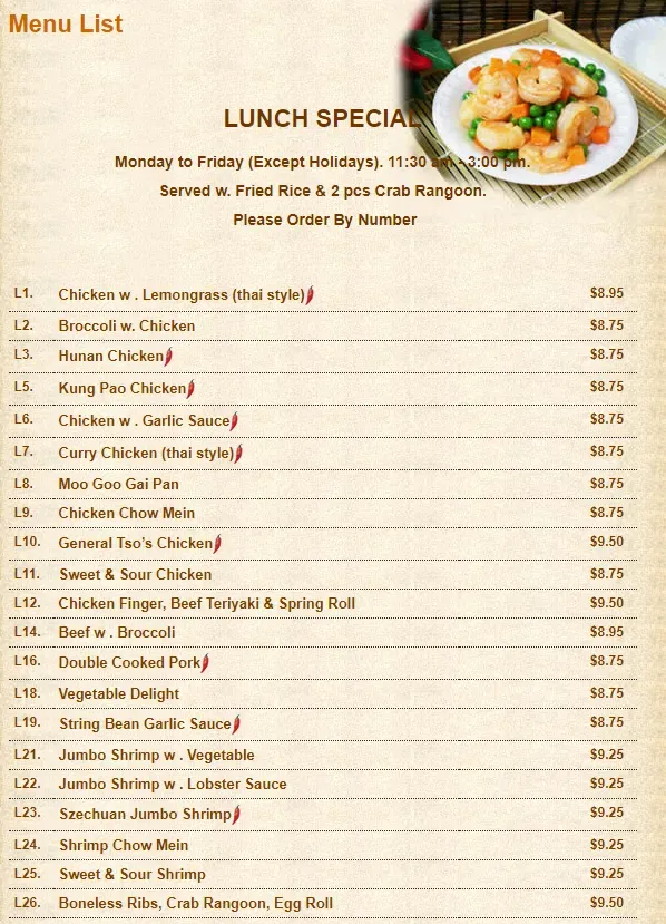 Menu 6