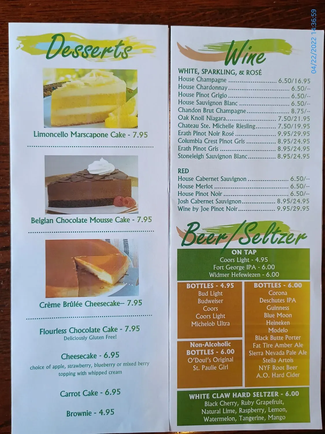 Menu 6