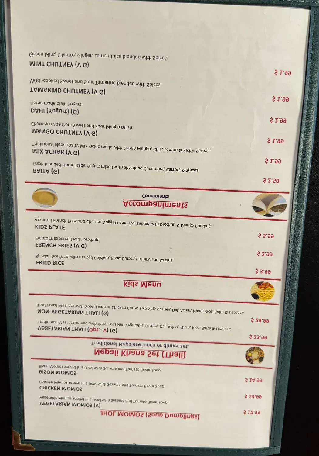 Menu 4