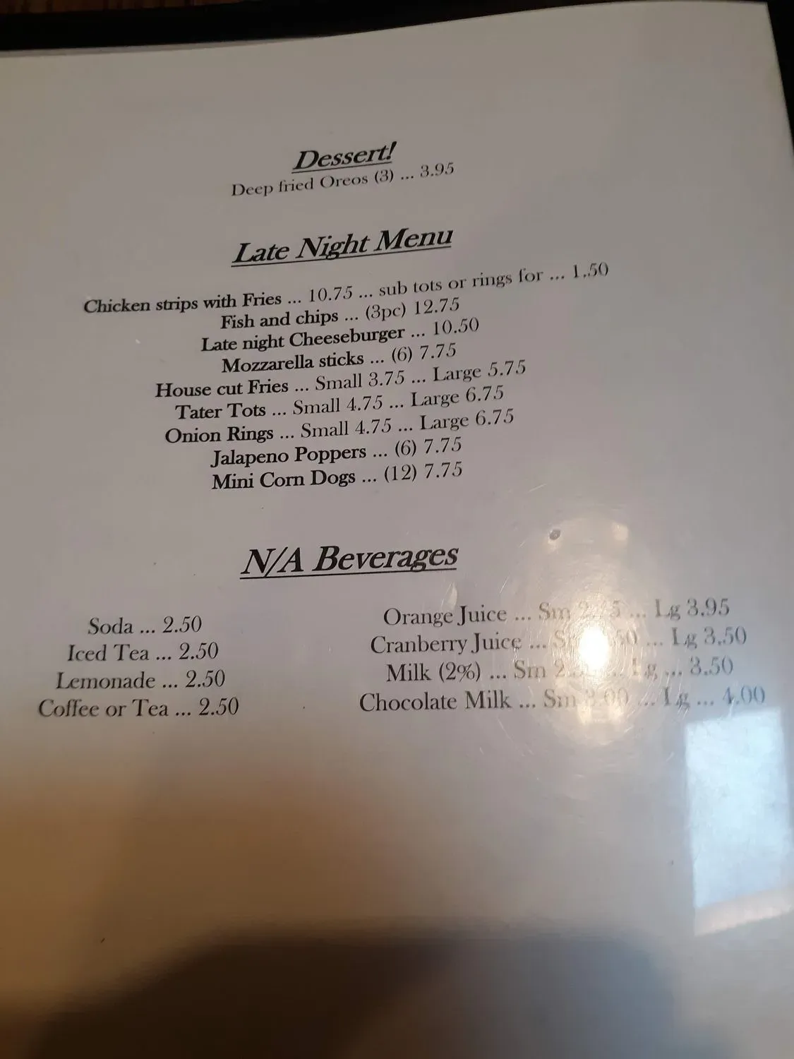 Menu 4