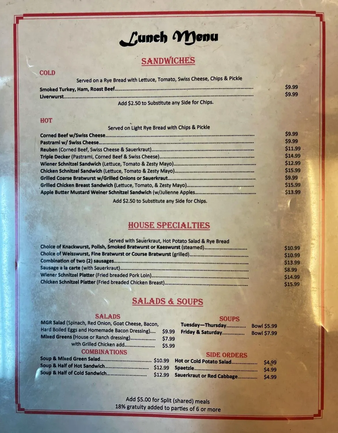 Menu 4