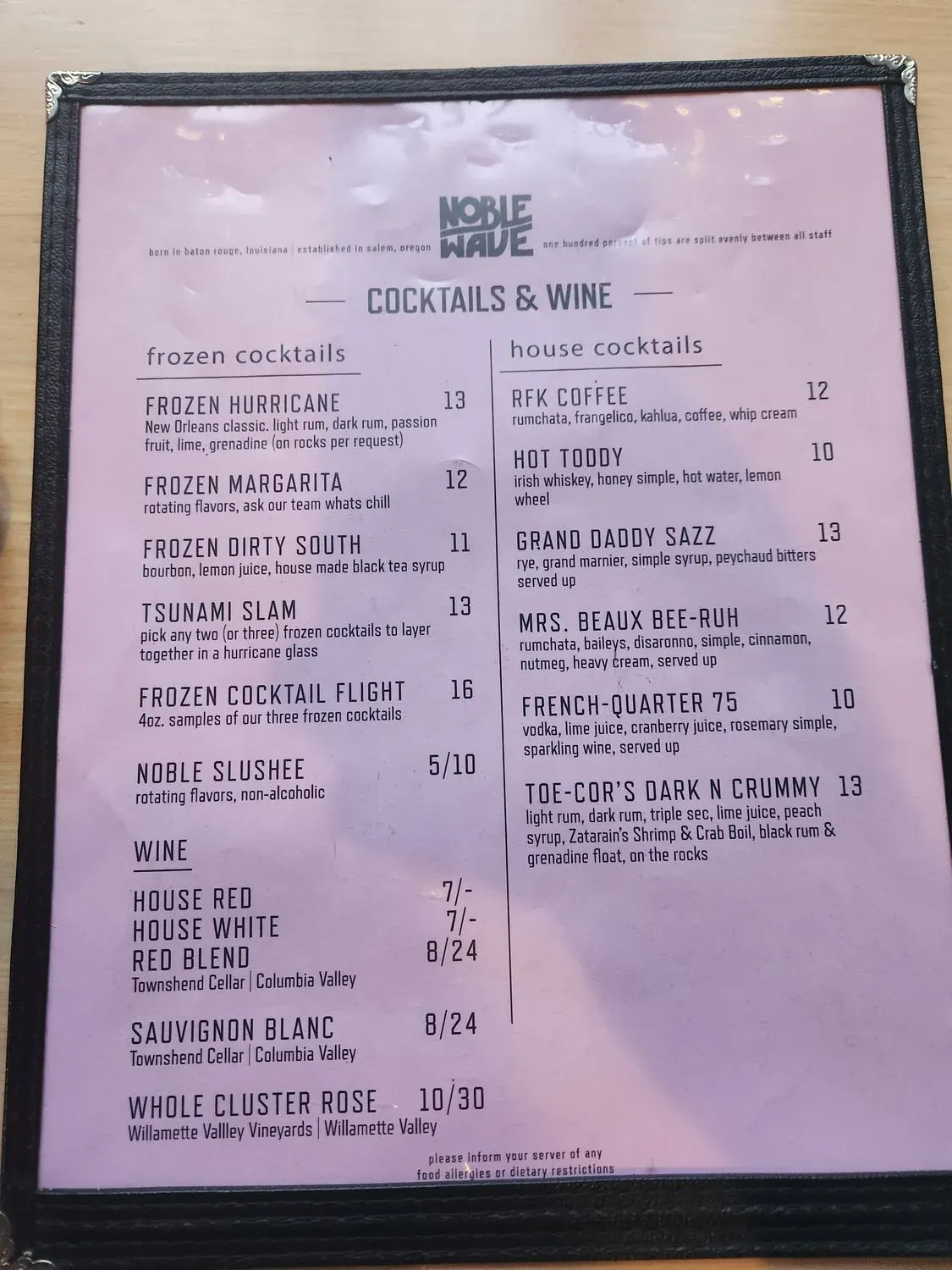 Menu 4