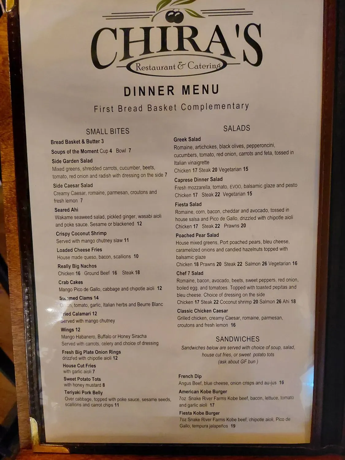 Menu 5