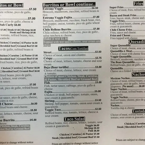 Menu 3