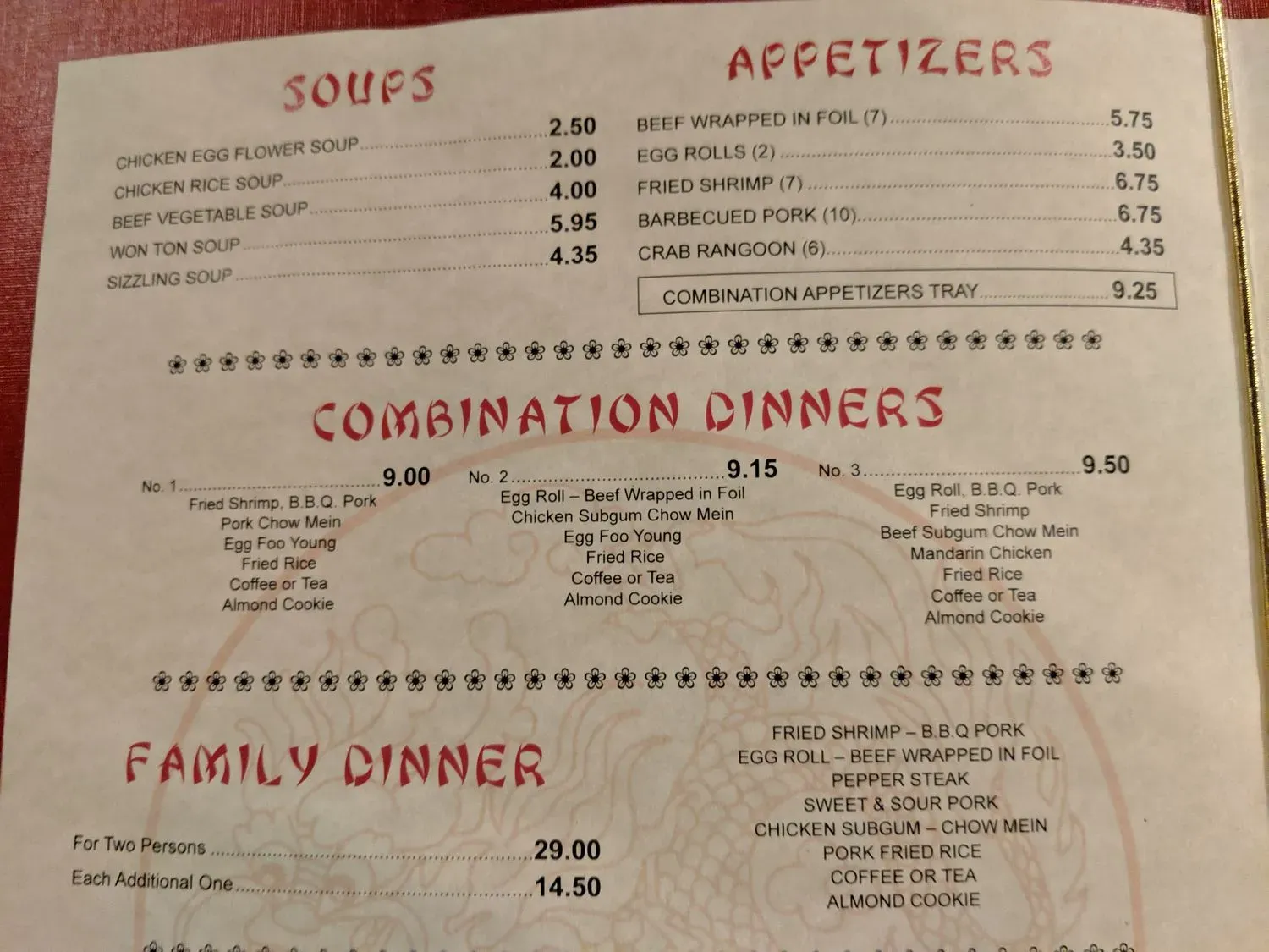 Menu 4