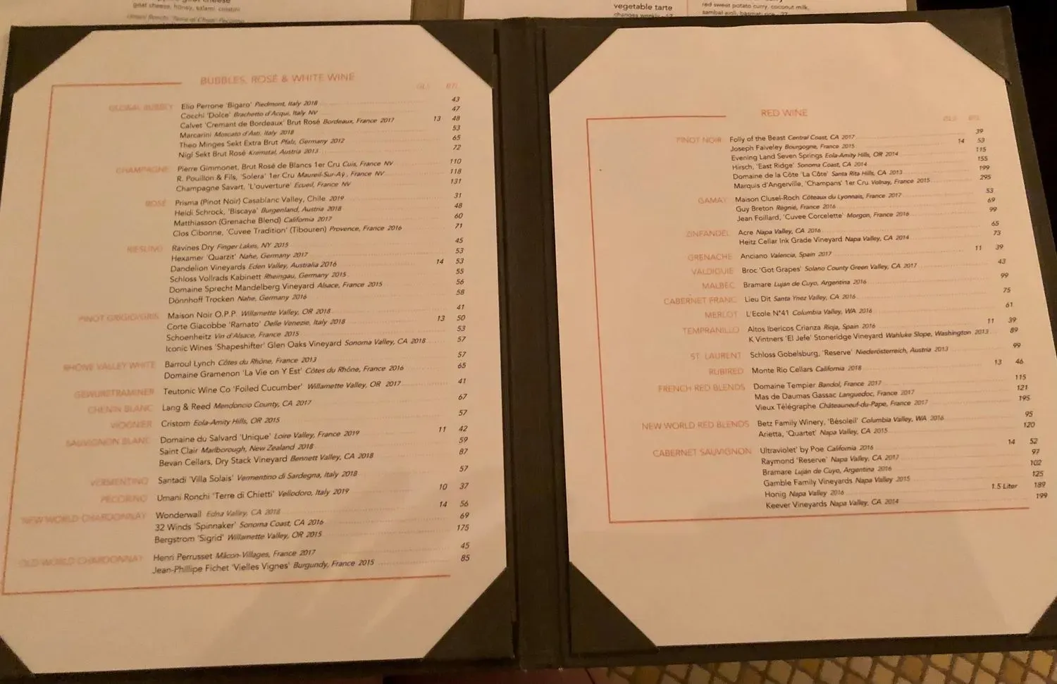 Menu 2