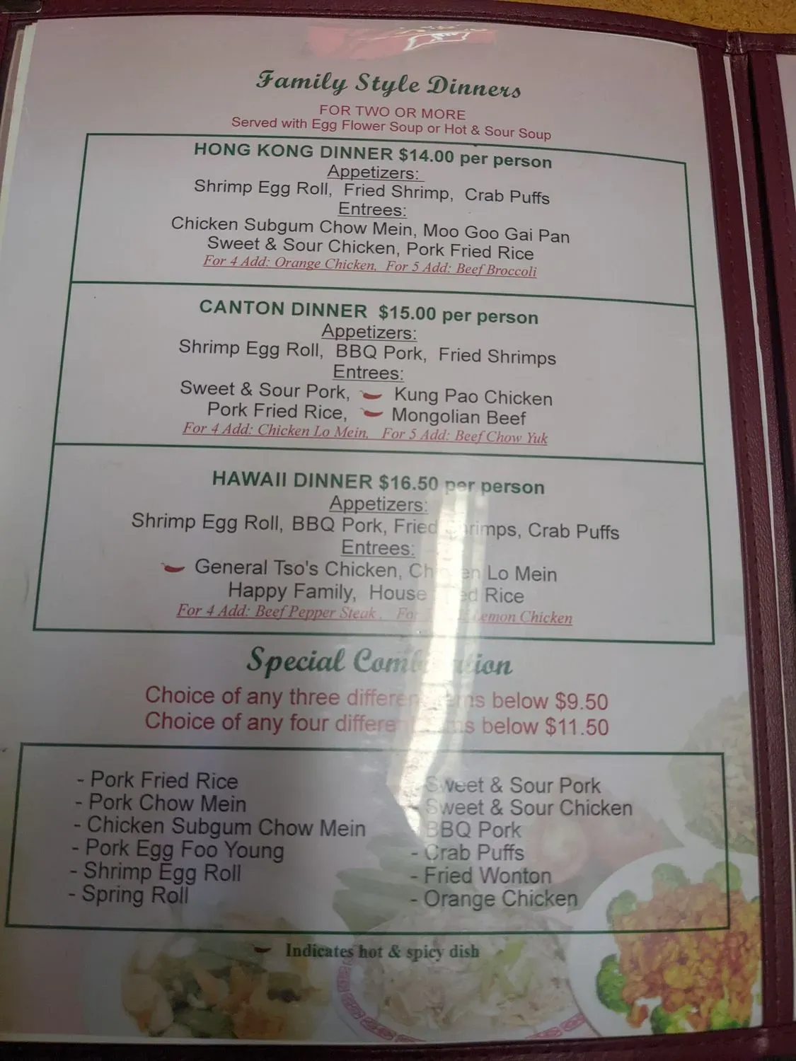 Menu 6