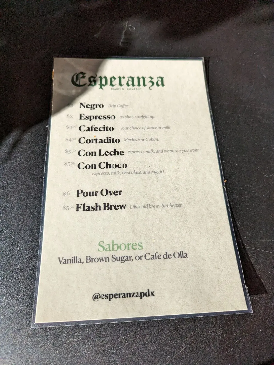 Menu 2