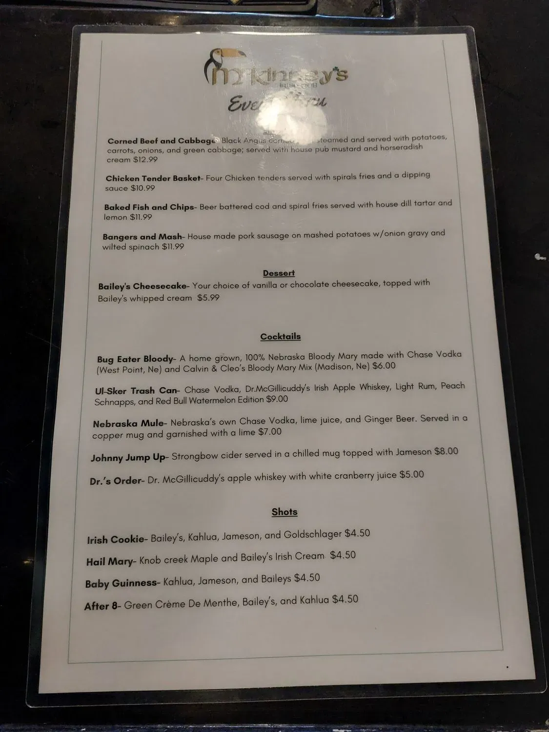 Menu 3