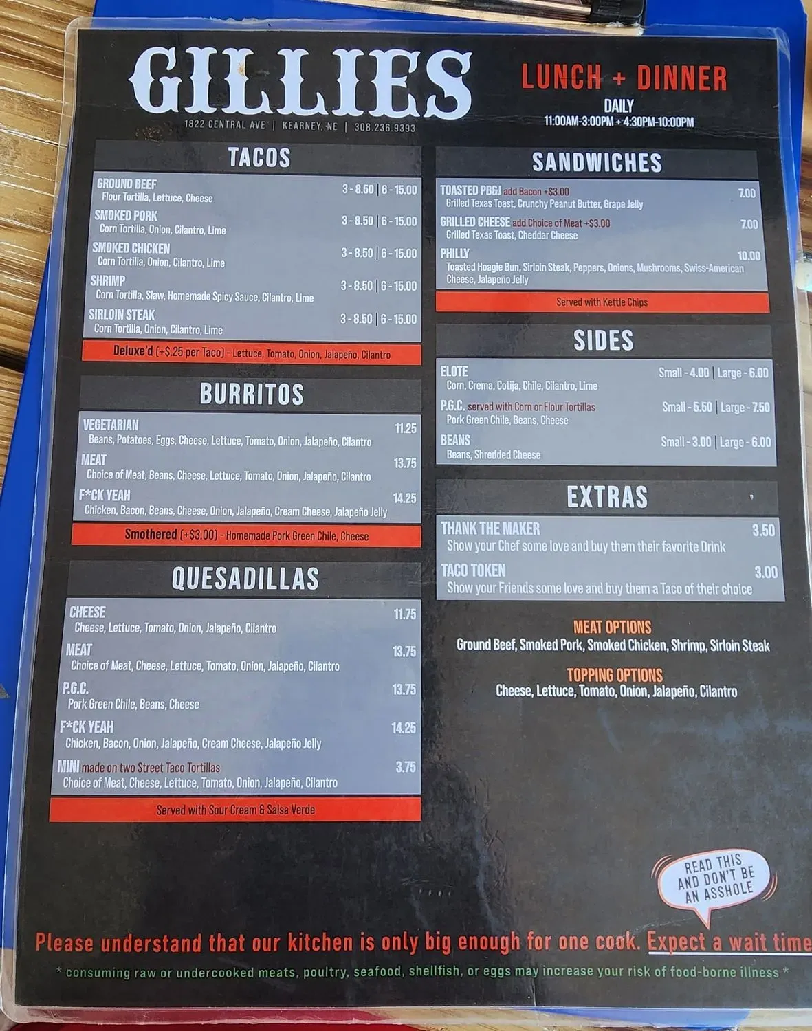 Menu 4