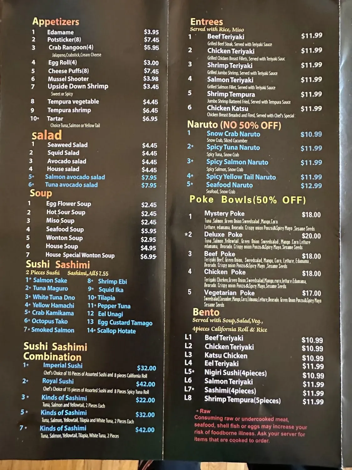 Menu 4