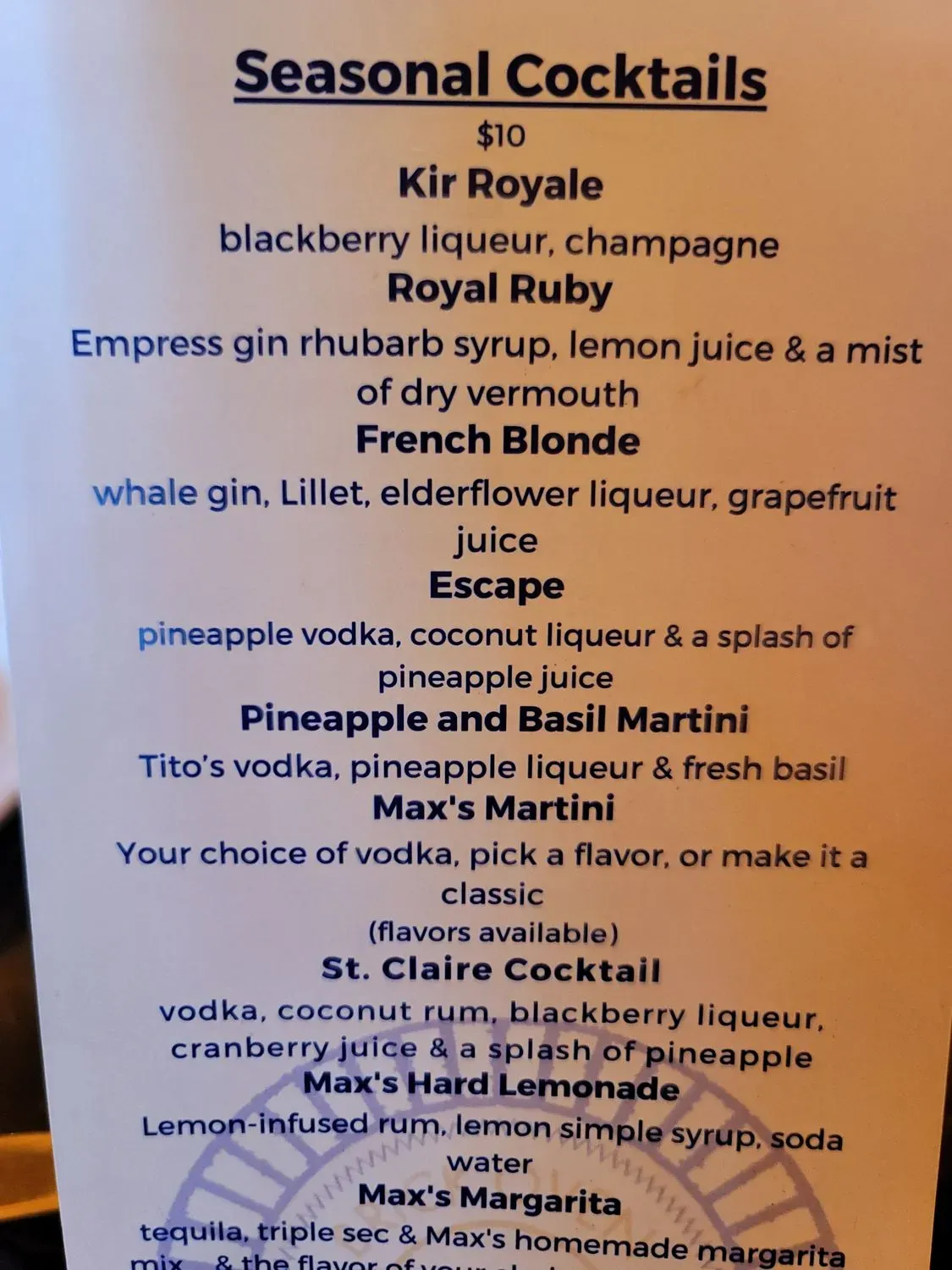 Menu 6