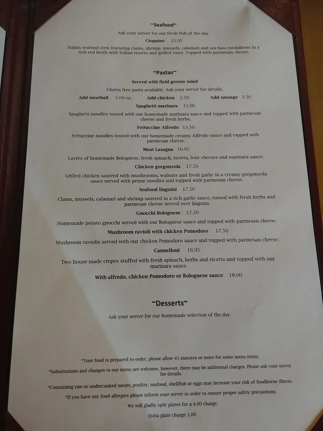 Menu 6