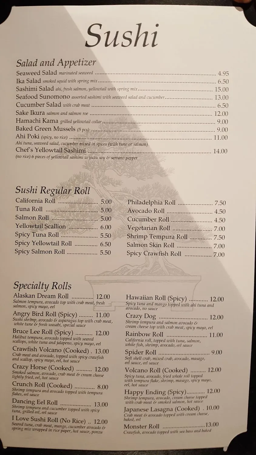 Menu 6