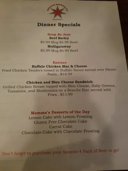 Menu 5