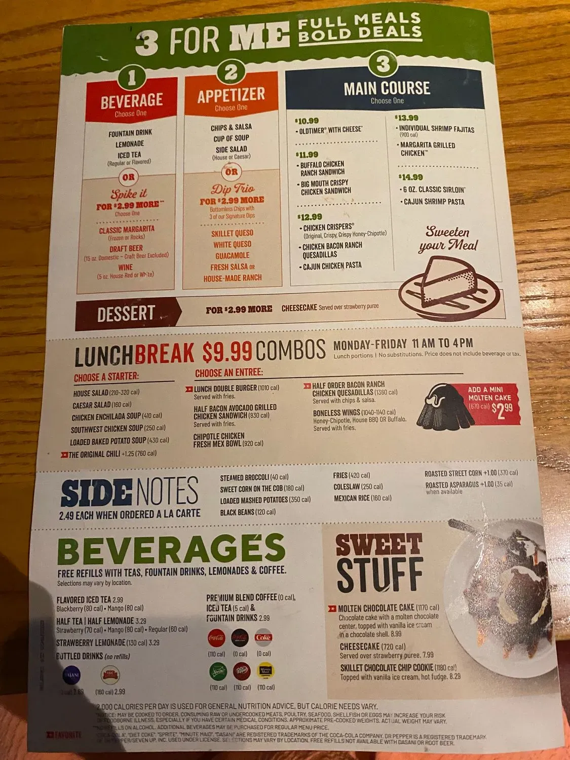 Menu 3