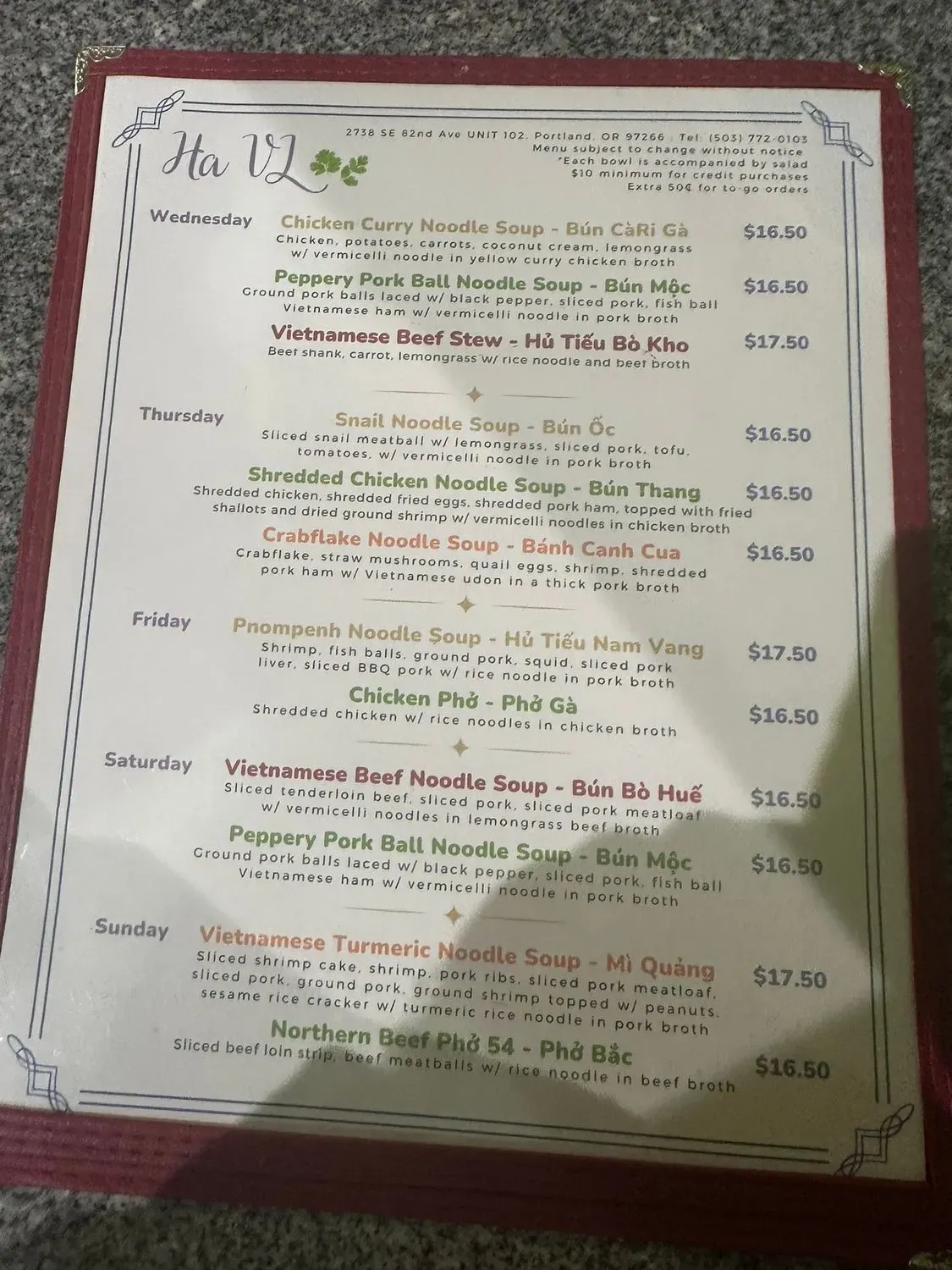 Menu 3