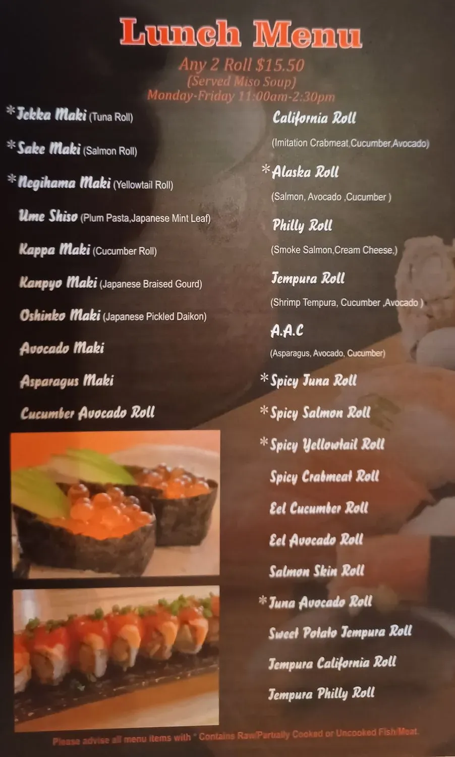 Menu 2