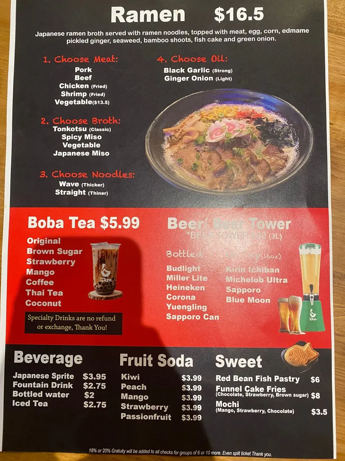 Menu 5