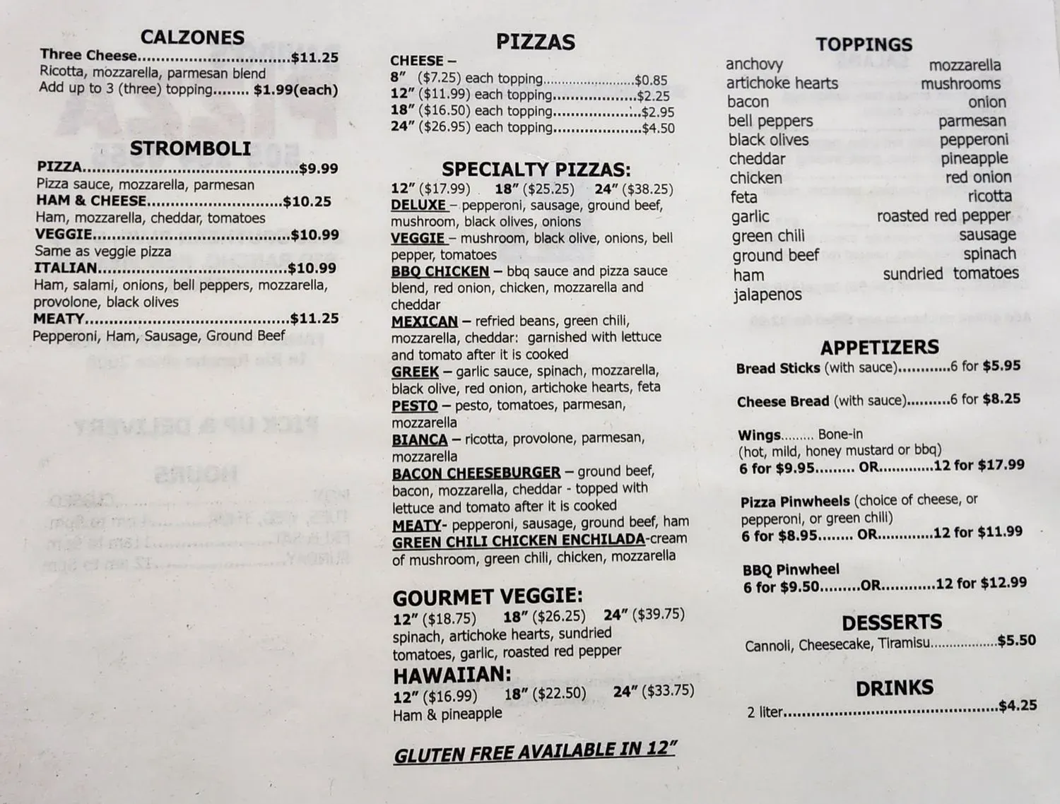 Menu 4