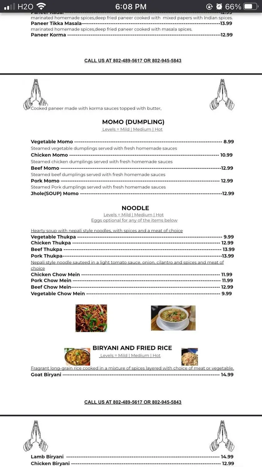 Menu 3