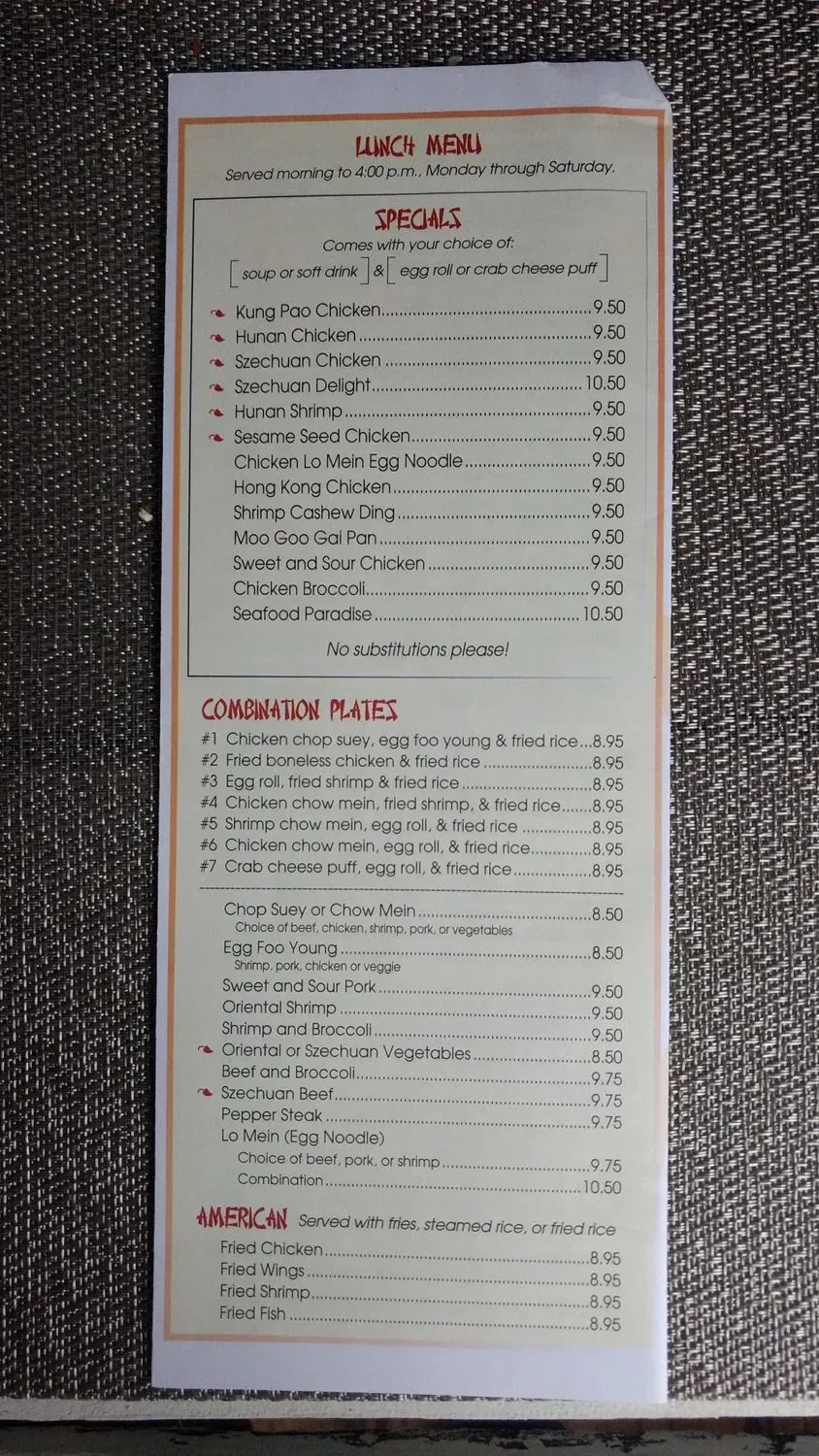 Menu 6