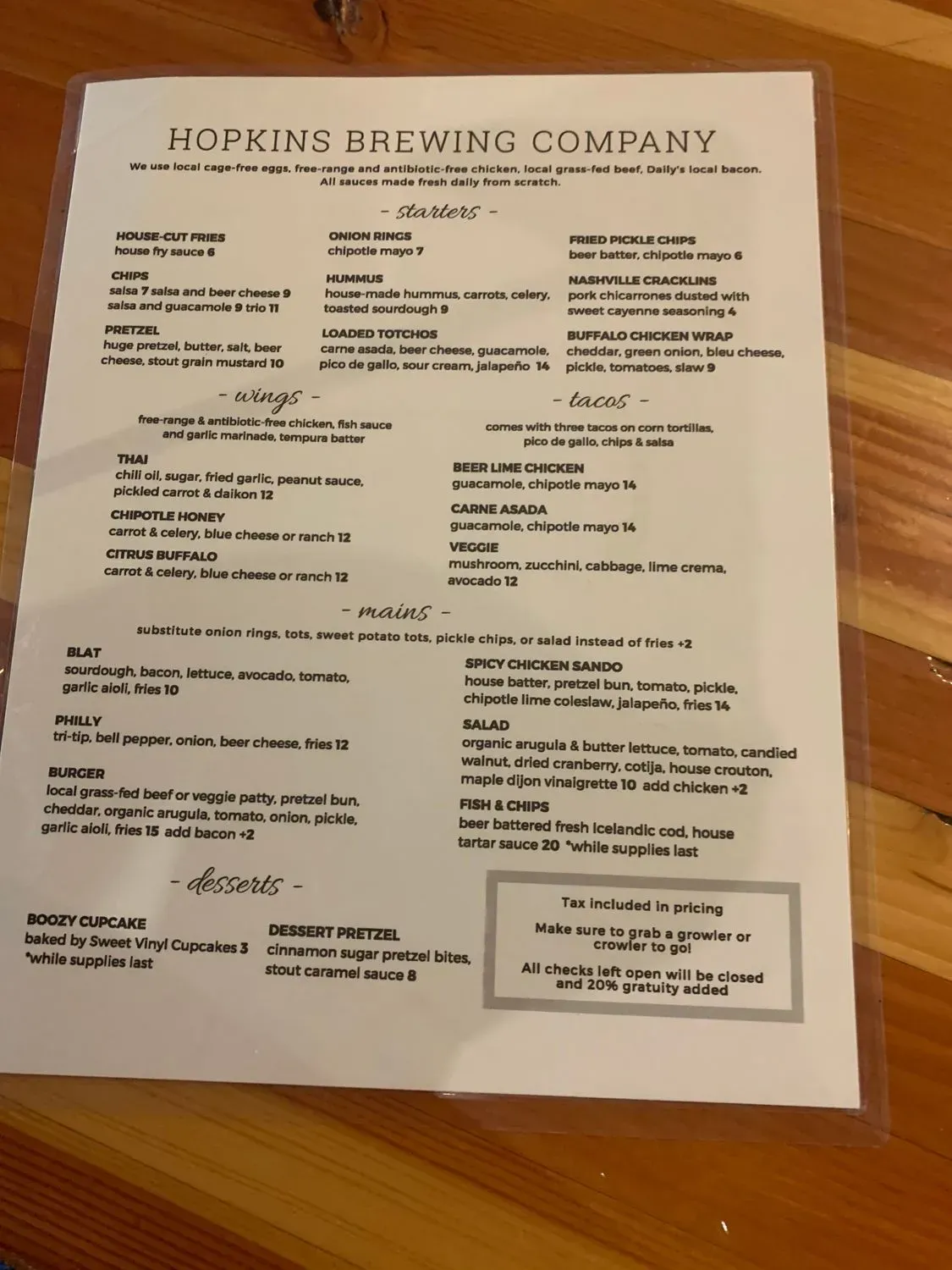 Menu 2