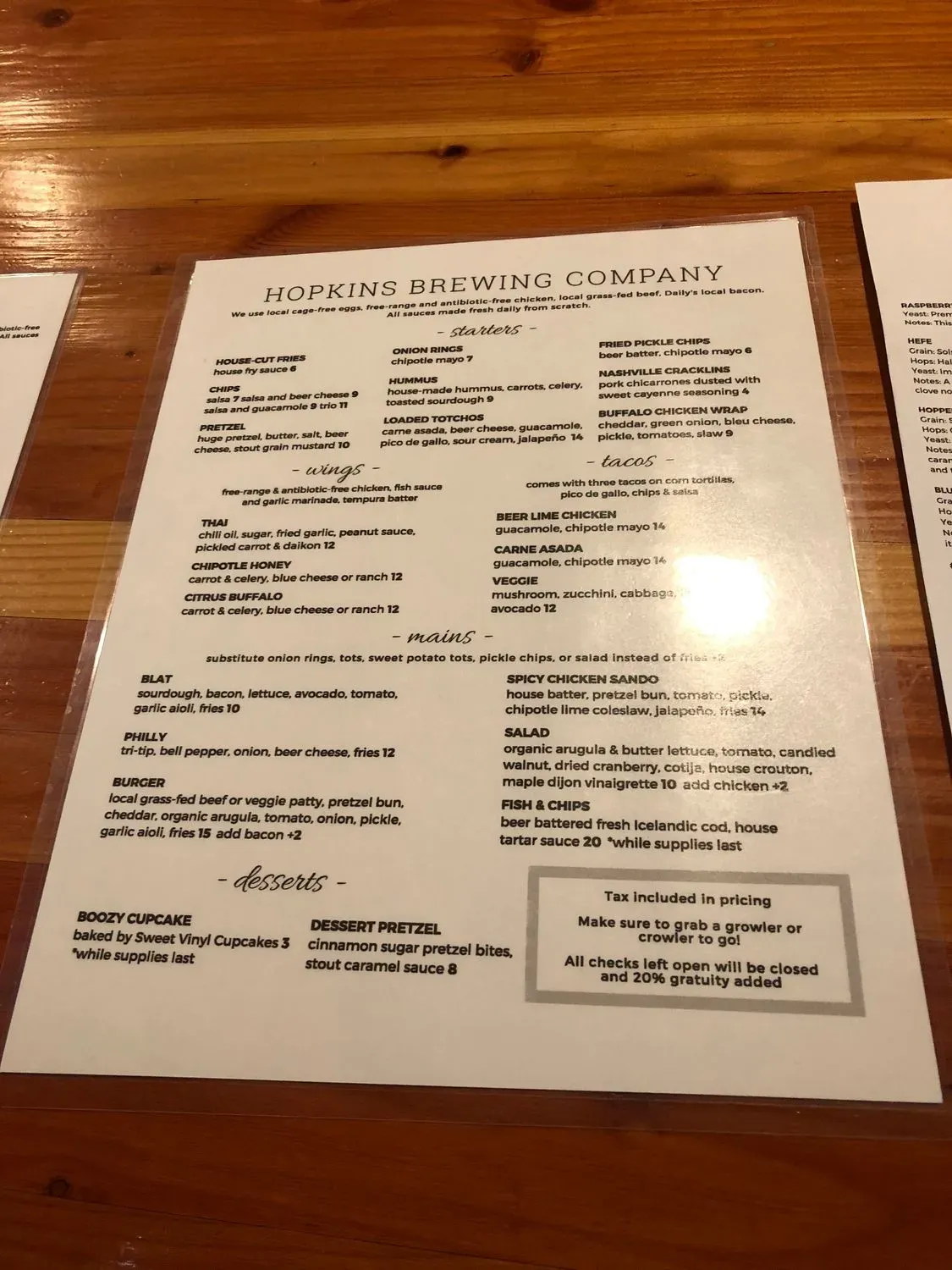 Menu 6