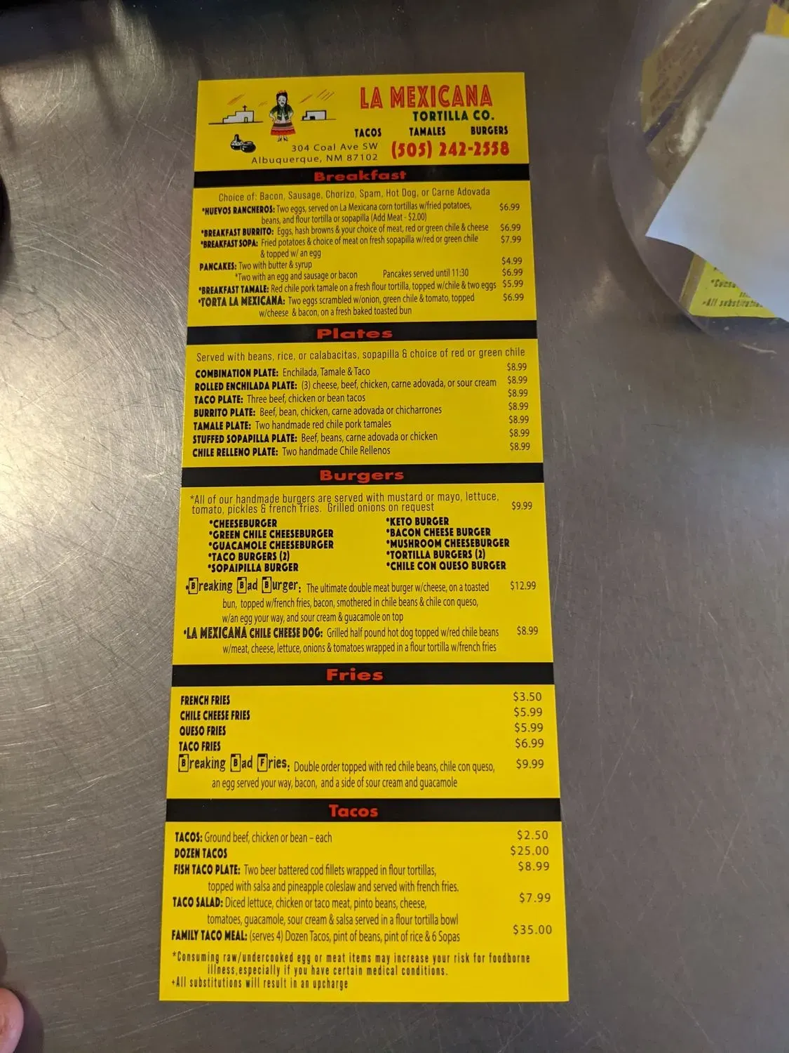 Menu 3