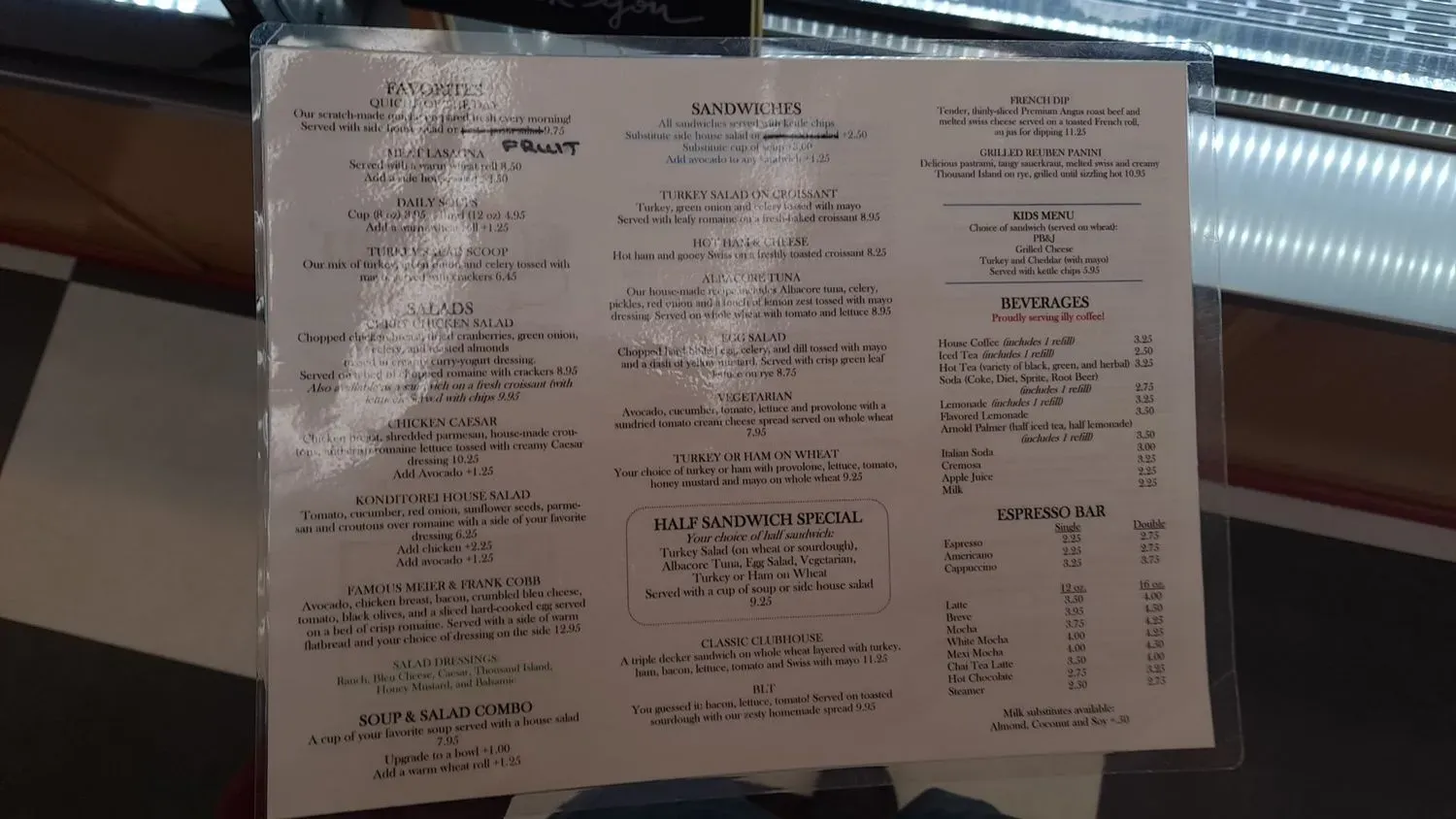 Menu 4