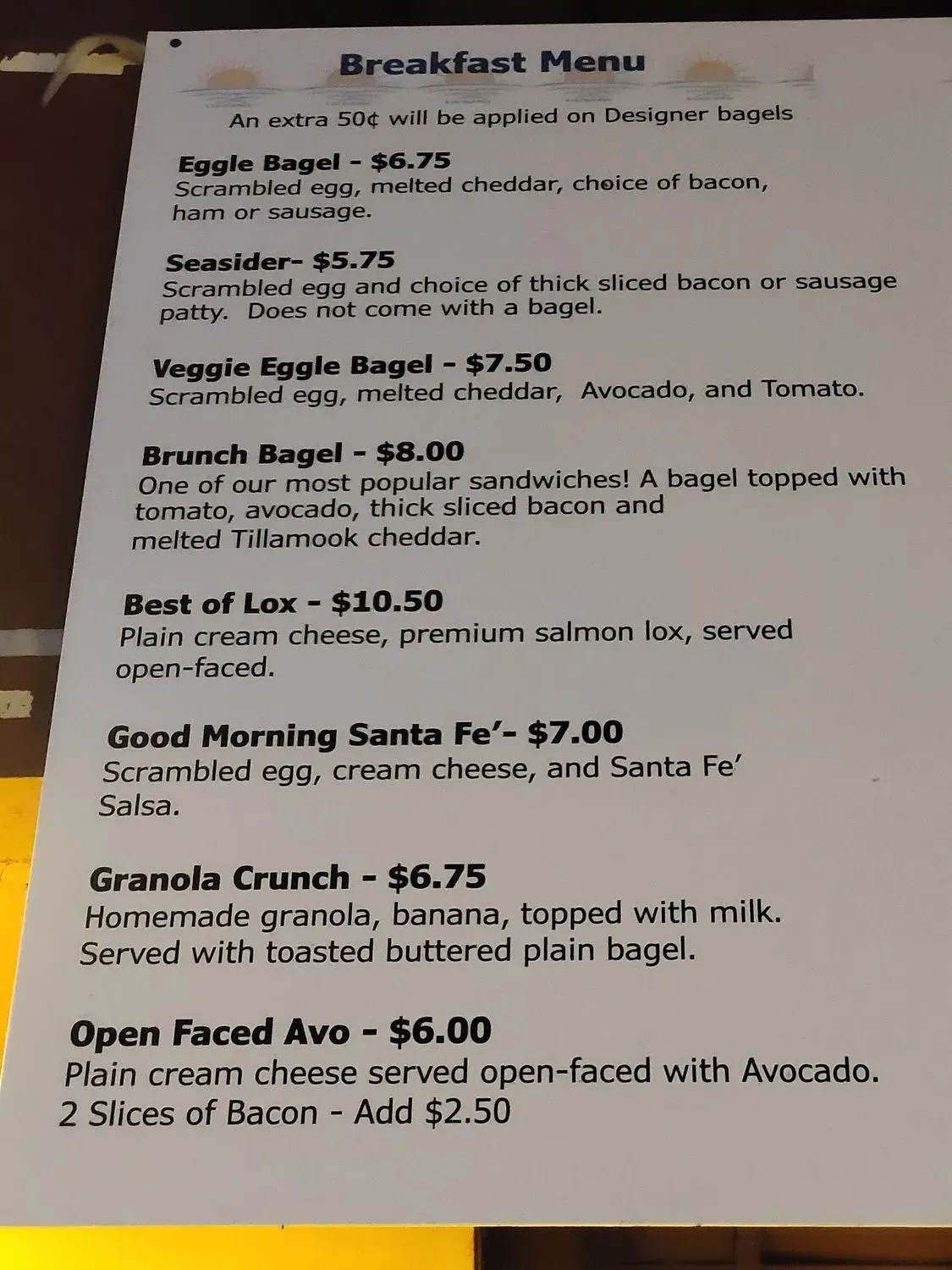 Menu 2