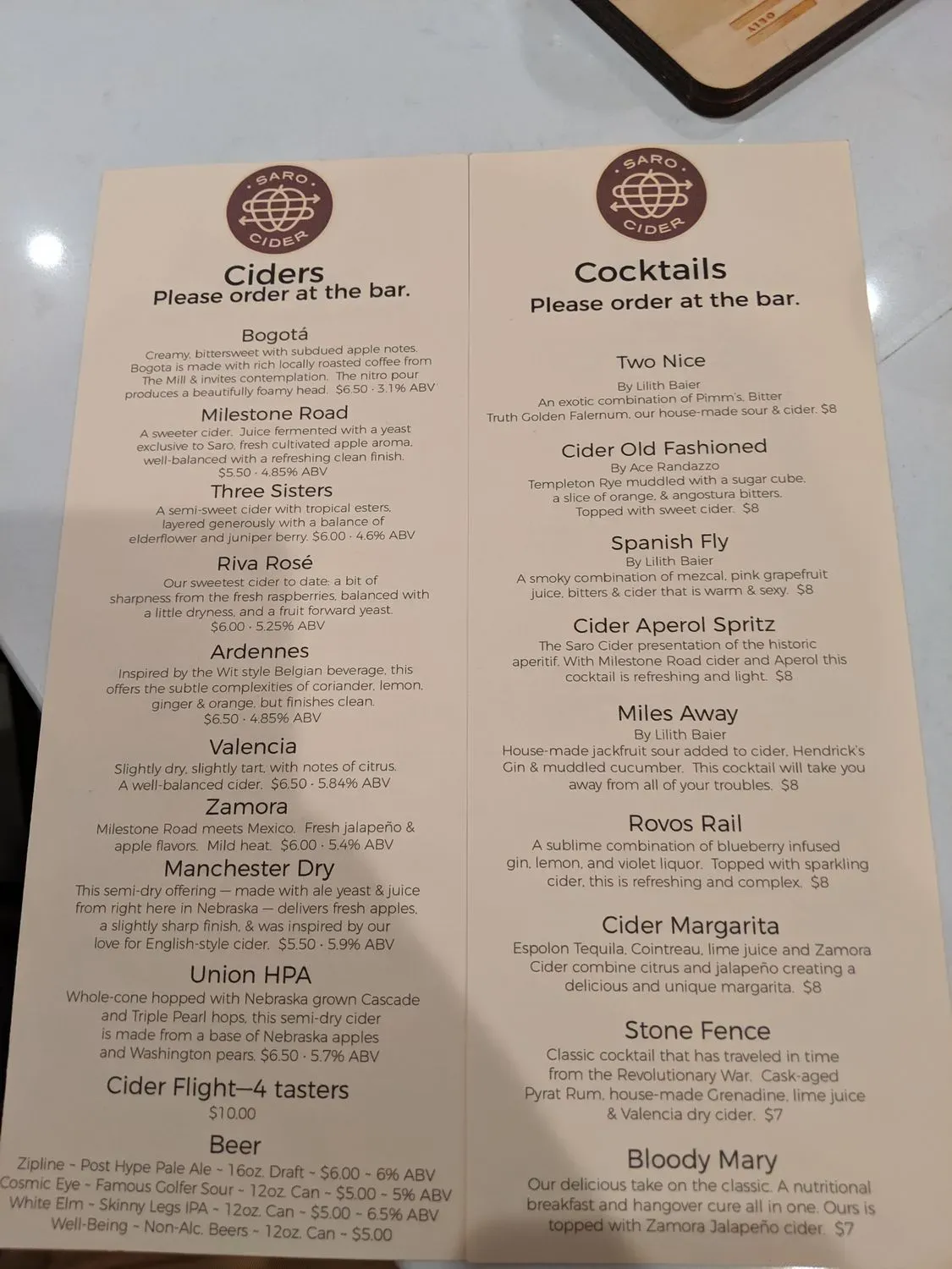 Menu 3