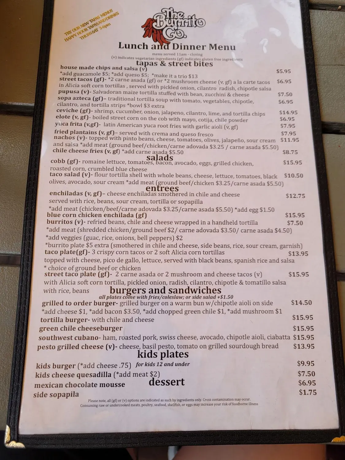 Menu 4