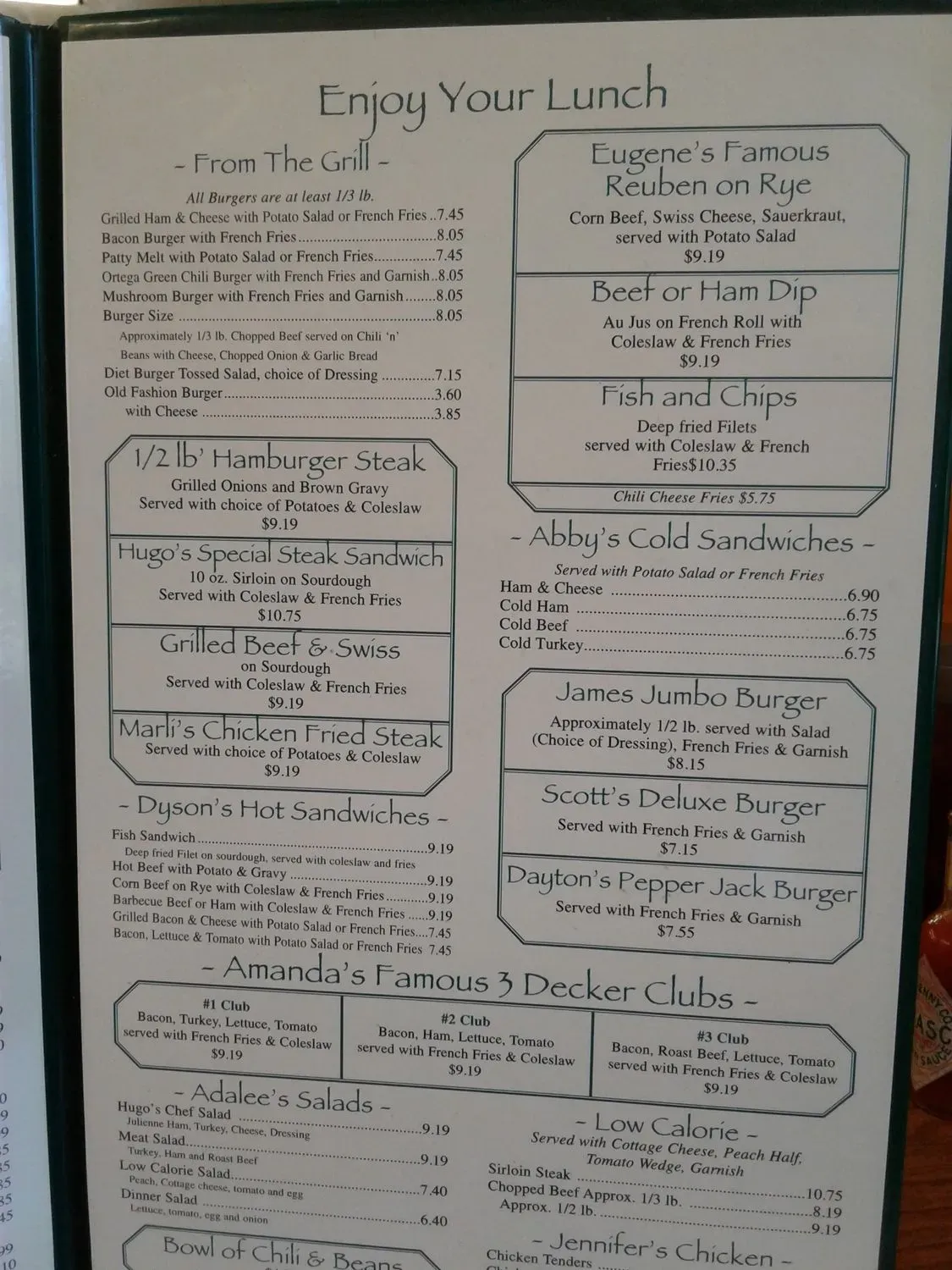 Menu 6