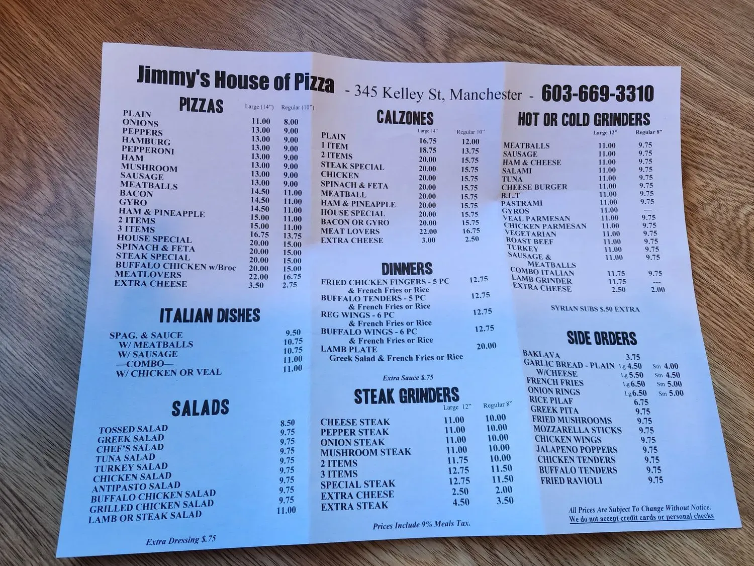 Menu 2