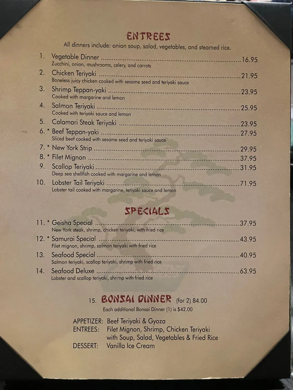 Menu 2