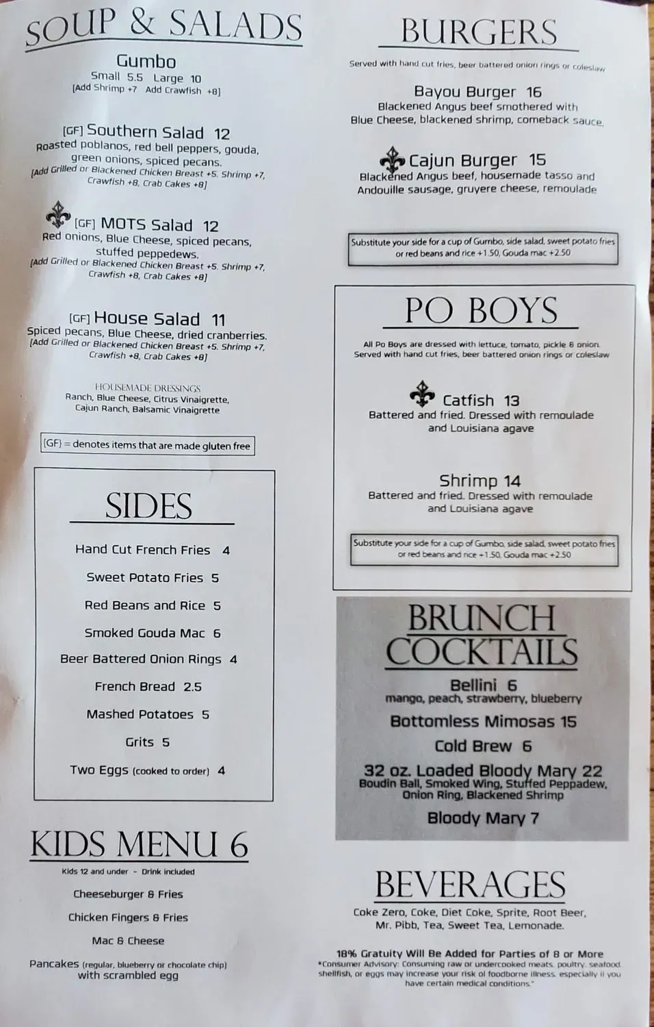 Menu 2